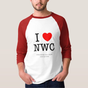 Camiseta Mim coração NWC - vermelho