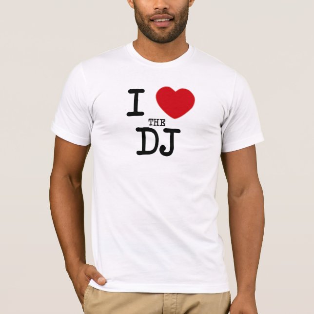 Camiseta Mim coração o DJ (Frente)