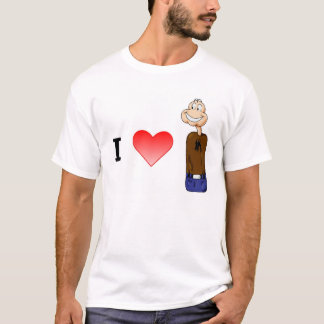 Camiseta mim coração o homem weeble