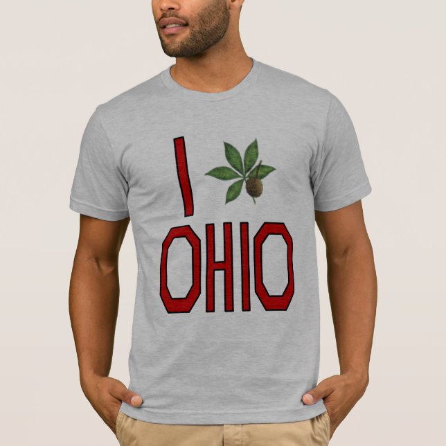 Camiseta Mim coração Ohio (Frente)
