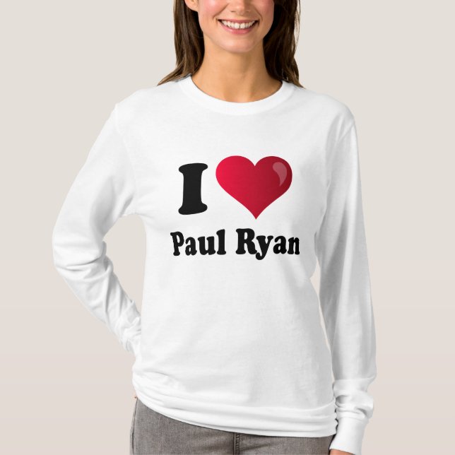 Camiseta Mim coração Paul Ryan (Frente)