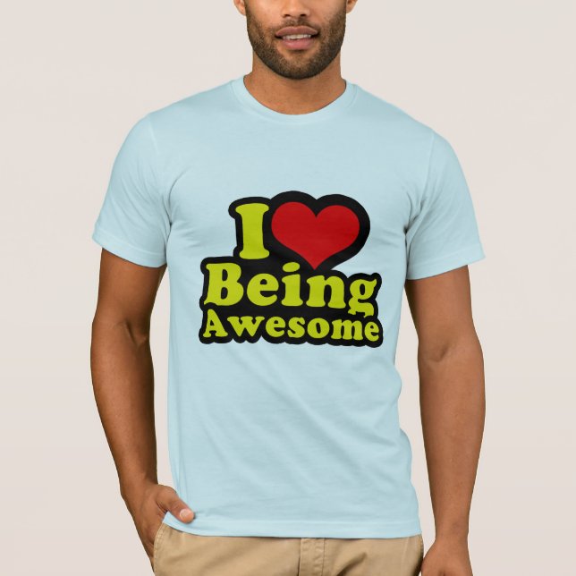 Camiseta Mim coração que é impressionante (Frente)