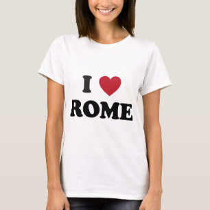 Camiseta Mim coração Roma Italia