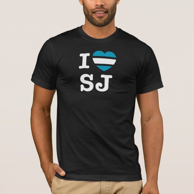 Camiseta Mim coração San Jose! (Frente)