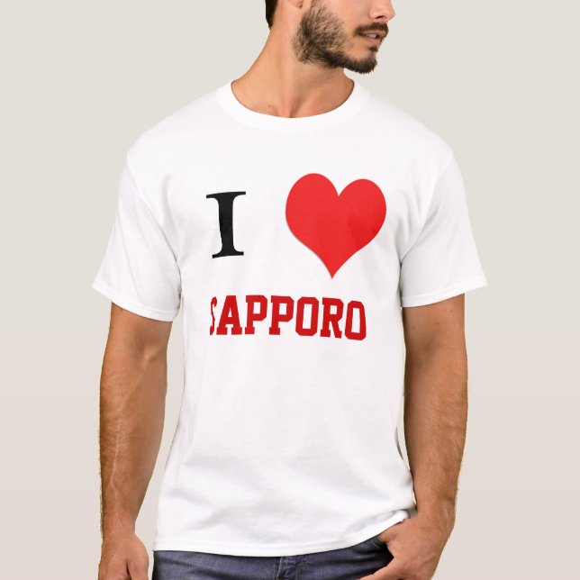 Camiseta mim coração Sapporo (Frente)