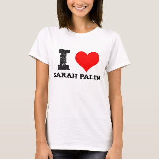 Camiseta Mim coração Sarah Palin