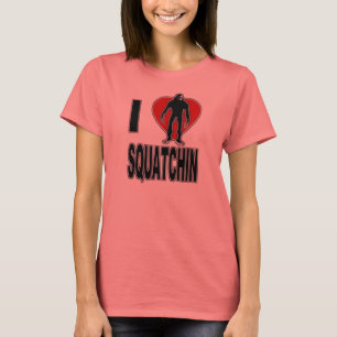 Camiseta Mim coração Squatchin