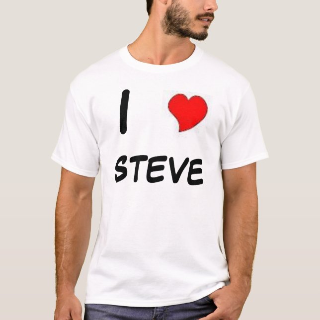 Camiseta mim coração steve (Frente)