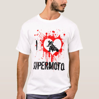 Camiseta Mim coração Supermoto