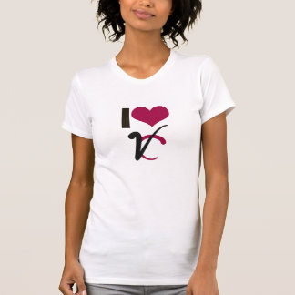 Camiseta Mim coração vc