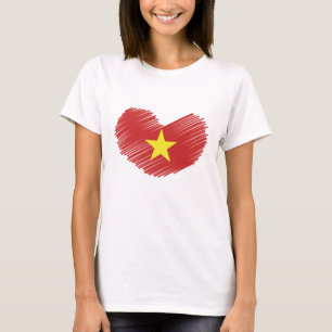 Camiseta Mim coração Vietnam!