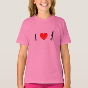Camiseta Mim corda de salto do coração