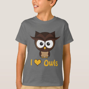 Camiseta Mim corujas do coração (amor)