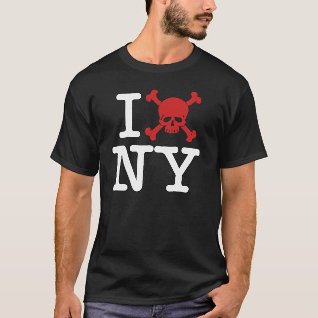 Camiseta Mim "crânio" NY (Frente)