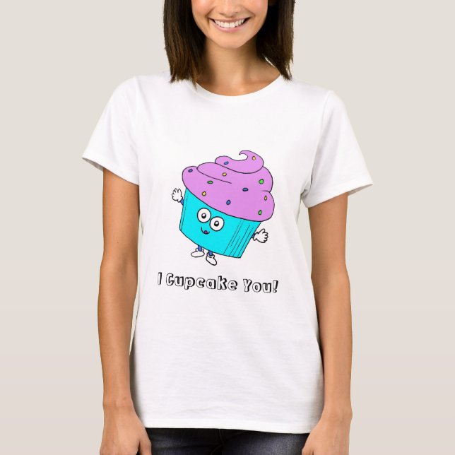 Camiseta Mim cupcake você! (Frente)