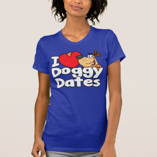 Camiseta Mim datas do Doggy do coração