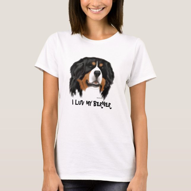 Camiseta Mim de MadDog Luv meu t-shirt de Berner (Frente)