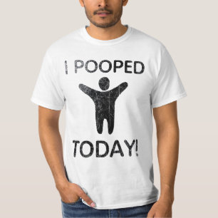 Camiseta Mim de Pooped t-shirt hoje