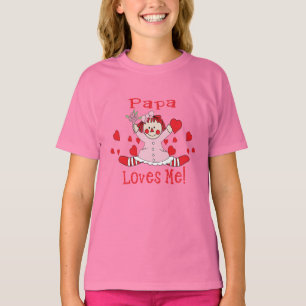 Camiseta Mim do amor da papá boneca de pano