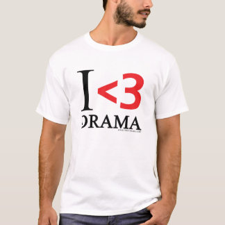 Camiseta mim drama do coração - personalizado
