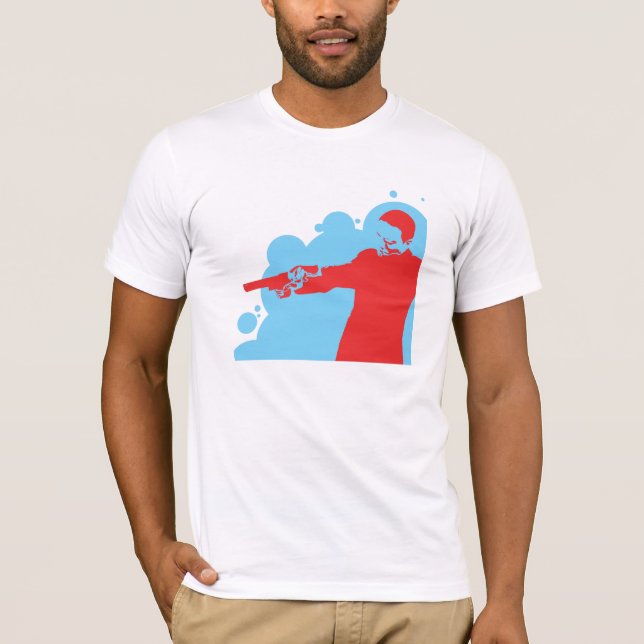 Camiseta Mim e minha arma (Frente)