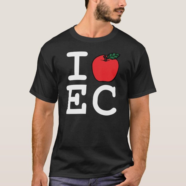 Camiseta Mim EC do coração (Frente)