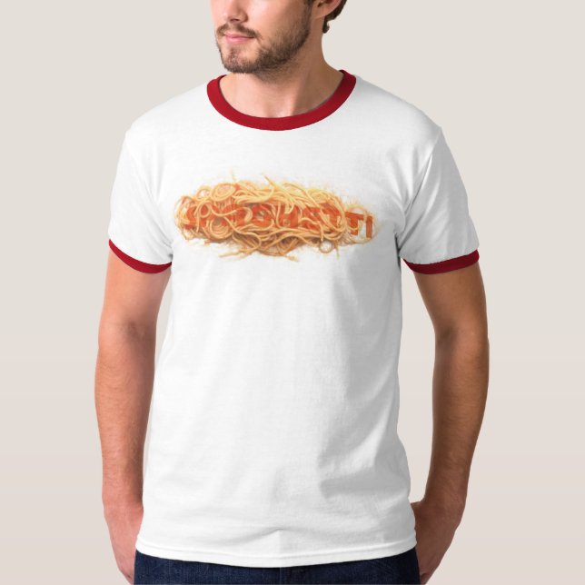 Camiseta Mim espaguetes do luv! (Frente)