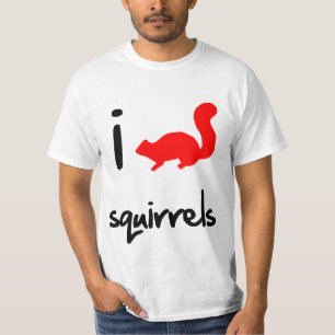 Camiseta Mim esquilo do coração