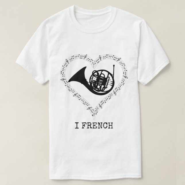 Camiseta Mim francês (Frente do Design)