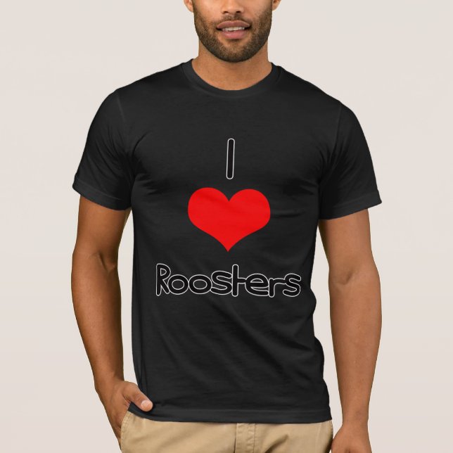 Camiseta Mim galos do coração (amor) (Frente)