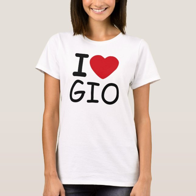 CAMISETA MIM GIO DE LUV (Frente)