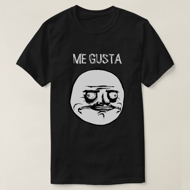 CAMISETA MIM GUSTA (PRETO) (Frente do Design)