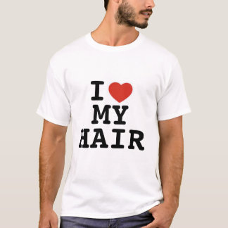 Camiseta Mim *heart* meu cabelo