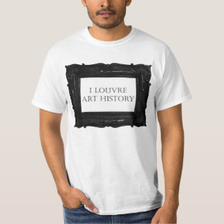 Camiseta Mim história de arte do Louvre