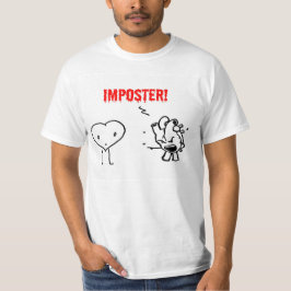 Camiseta Mim Imposter do coração!