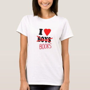 CAMISETA MIM LIVROS DO CORAÇÃO