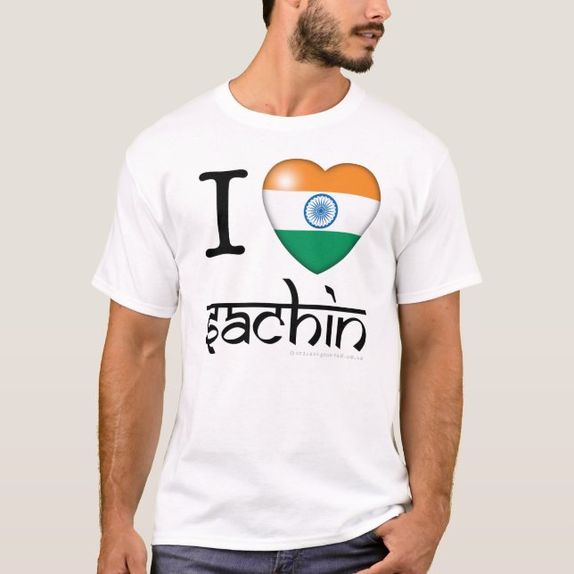 Camiseta Mim lLove Sachin (Tendulkar) (Frente)