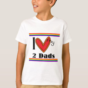 Camiseta Mim luv meus 2 pais