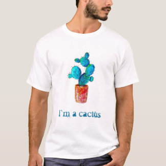 Camiseta Mim ` m um cacto
