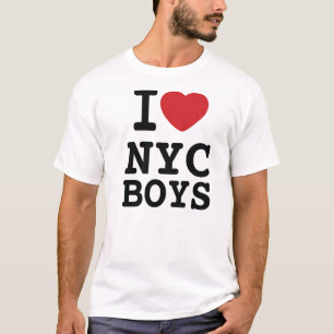 Camiseta Mim meninos do coração NYC