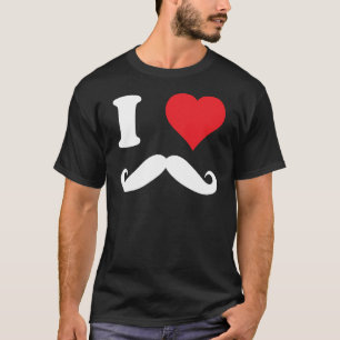 Camiseta mim moustache do coração!!!