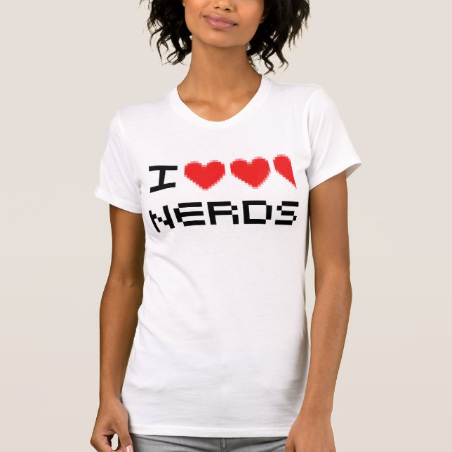Camiseta Mim nerd do coração (Frente)