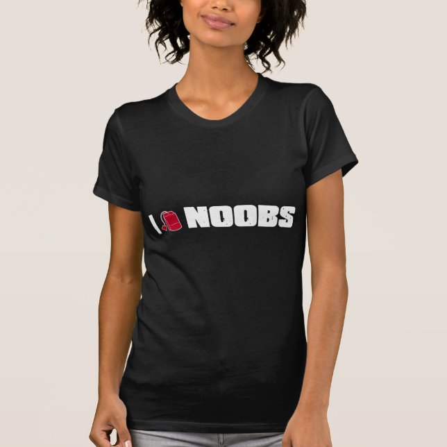 Camiseta Mim noobs (do saquinho de chá) (Frente)