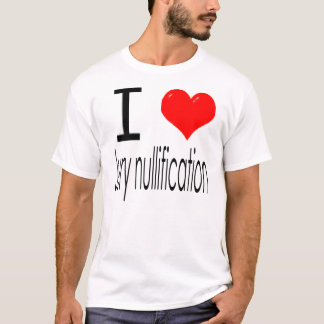 Camiseta Mim Nullification do júri do *heart*