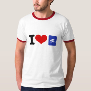 Camiseta Mim ondulação do coração