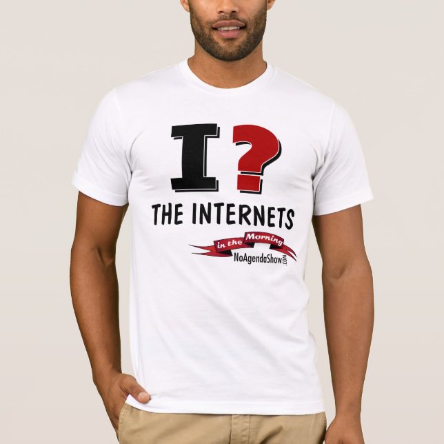 Camiseta mim? Os Internet, na manhã (Frente)