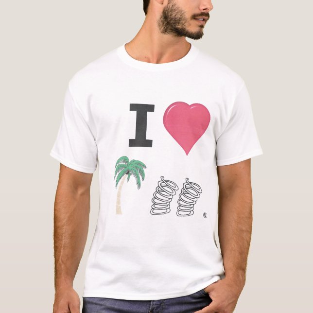 Camiseta Mim Palm Springs do cervo (Frente)