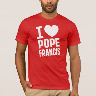 Camiseta Mim papa Francis do coração