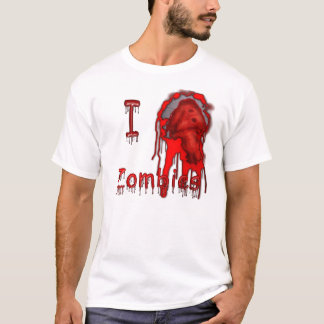 Camiseta Mim pele clara dos zombis do coração