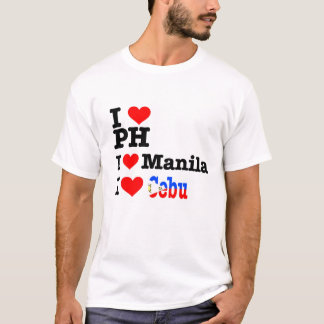 Camiseta Mim PH, Manila, e Cebu do coração